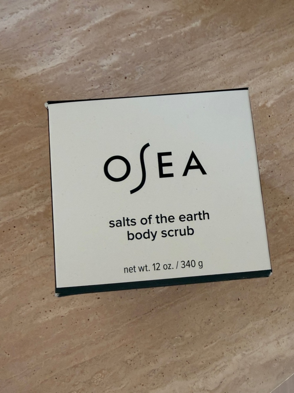 Sea Salts of the Earth Body Scrub — Cream & Black